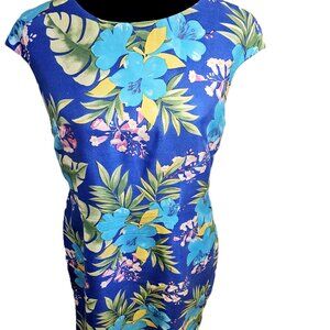 Spenser Jeremy Blue Floral Dress Size 8